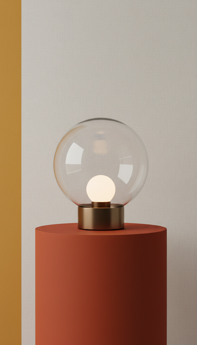 Orb Glass Table Lamp