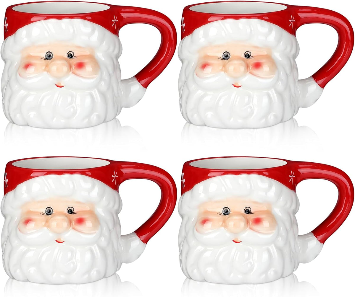 Kit de Canecas Vintage Papai Noel
