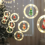 Cortina de Luzes Decoração Natal em LED