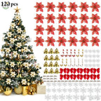 Kit 120 Enfeites De Natal para Decoração árvore