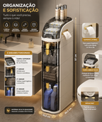 Gaveteiro Organizador FlexMove™ Premium – Multiuso com Rodinhas para Banheiro, Cozinha, Quarto e Lavanderia
