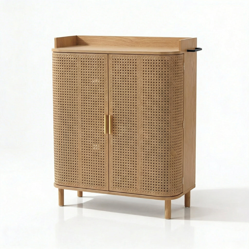Sapateira Compacta Rattan Respirável