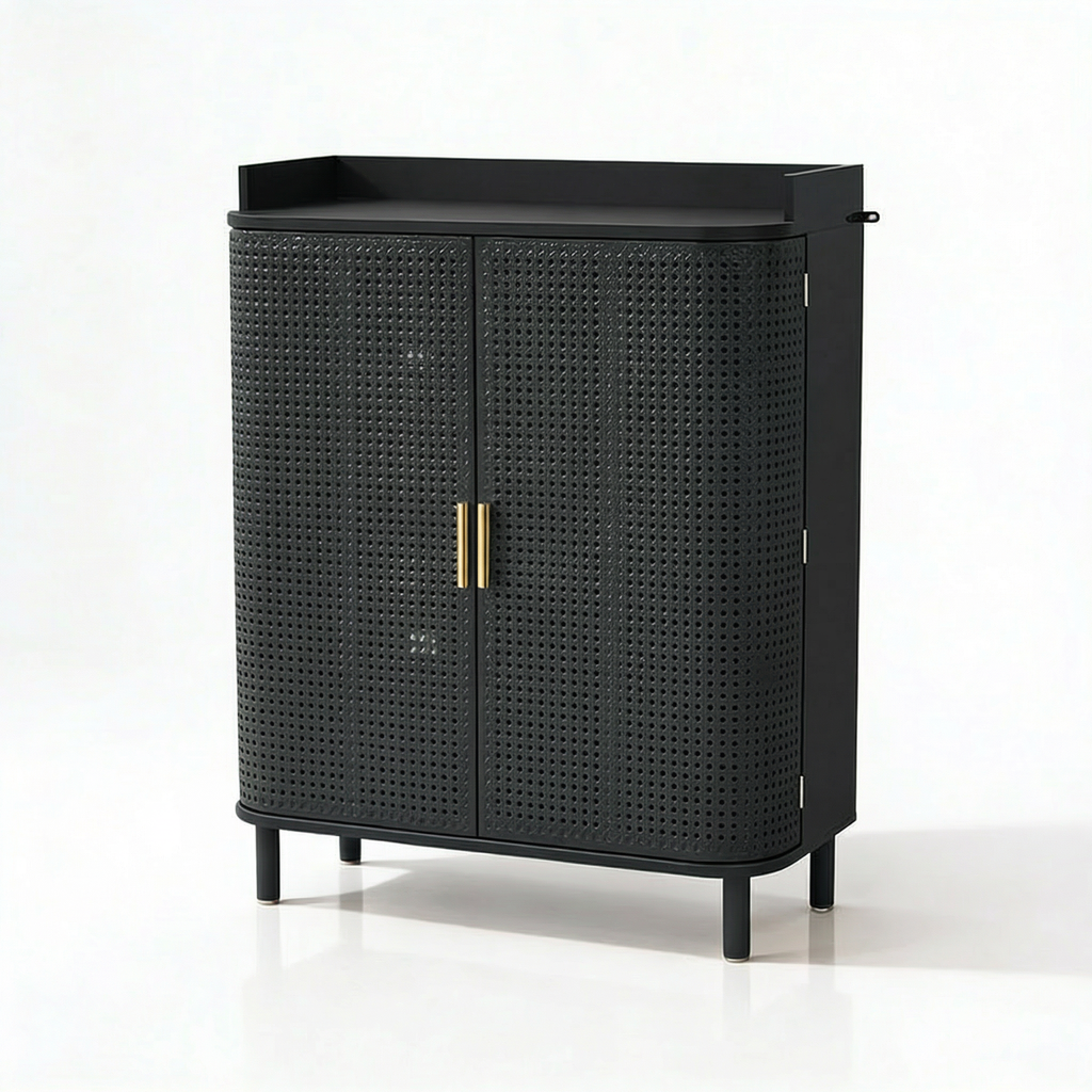 Sapateira Compacta Rattan Respirável
