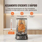 Grill Vertical Elétrico Giratório