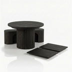 Mesa Expansível Oval Adapt em MDF