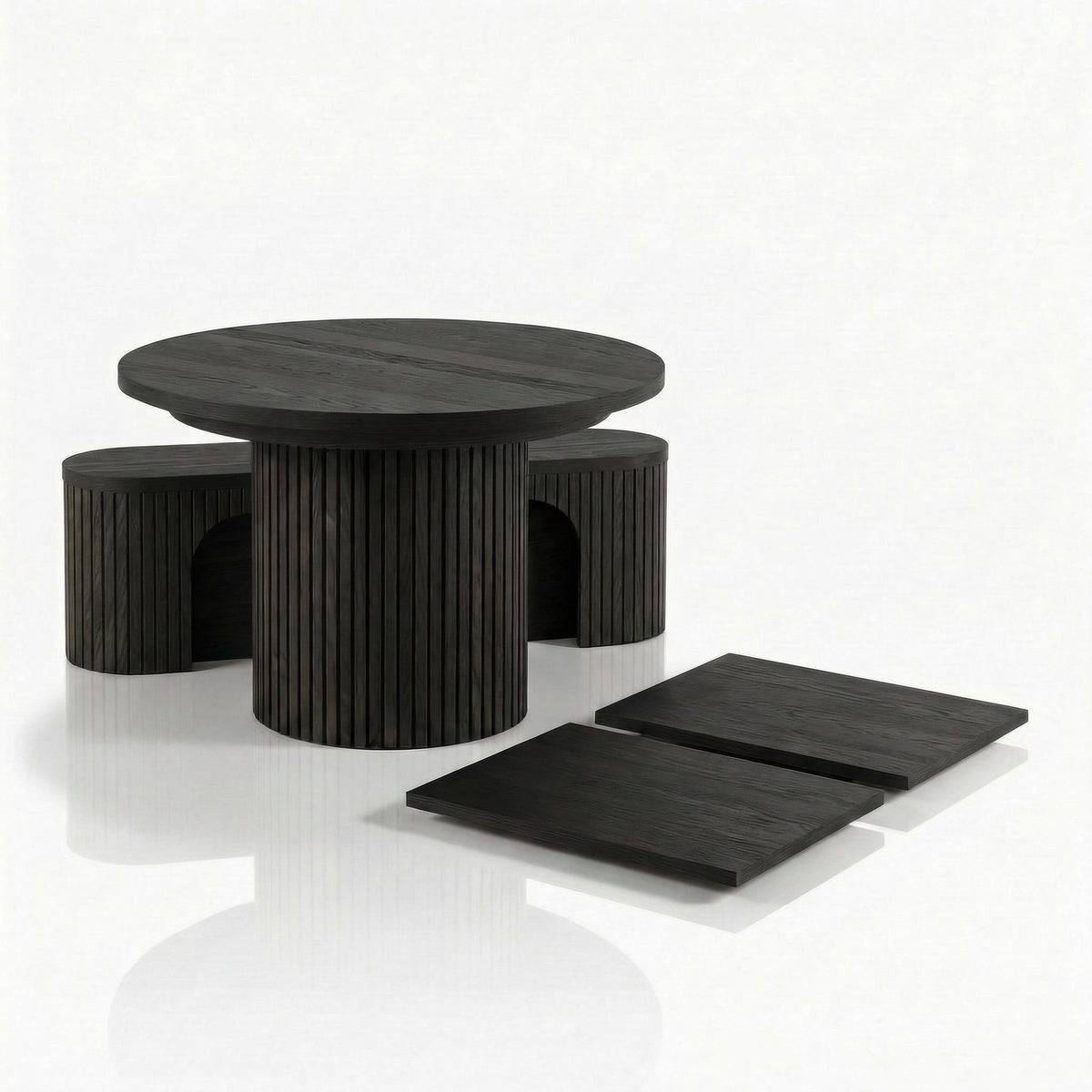 Mesa Expansível Oval Adapt em MDF