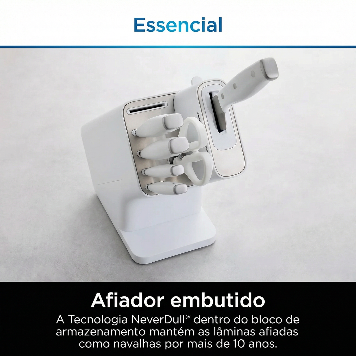 Jogo de Faqueiro com Amolador Semi-Automático