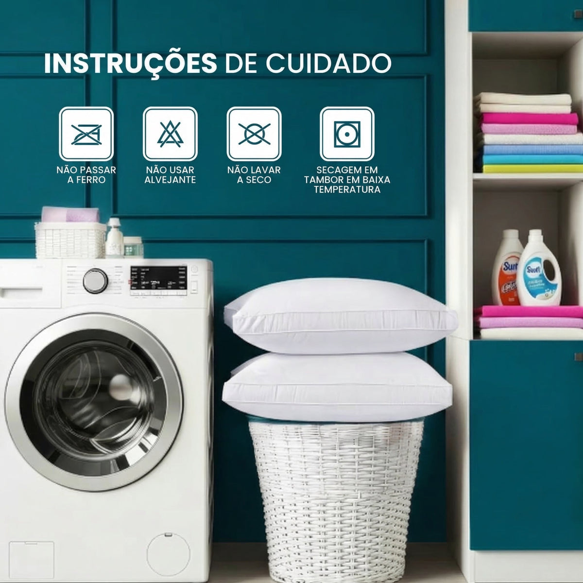 Pack 4 Travesseiros Premium Cloudfiber