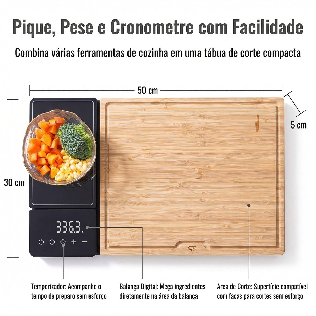 Tábua de Corte Inteligente com Balança