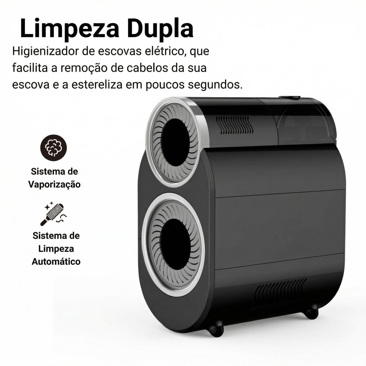 Higienizador de Escovas à Vapor