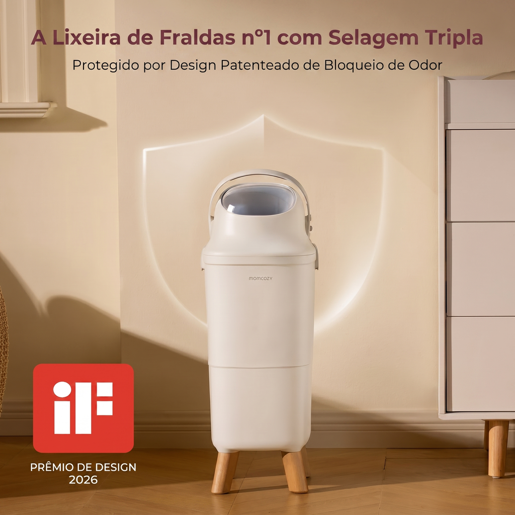 Lixeira Anti Odor com Vedação