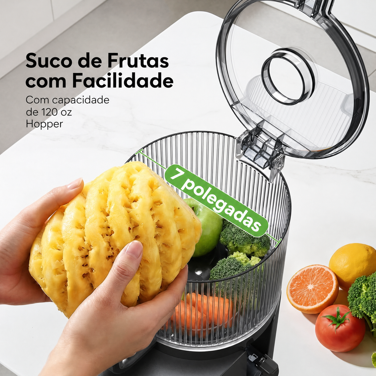 Extrator de Suco Cold Press - Bivolt