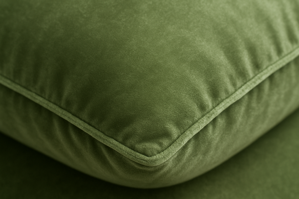 Almofada Decorativa Verde Sage Veludo - 45x45cm