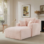 Sofá reclinável moderno com chaise longue