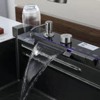 Cuba Gourmet com LED – Pia Multifuncional Completa para Cozinha, Inox e Design Moderno