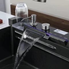 Cuba Gourmet com LED – Pia Multifuncional Completa para Cozinha, Inox e Design Moderno