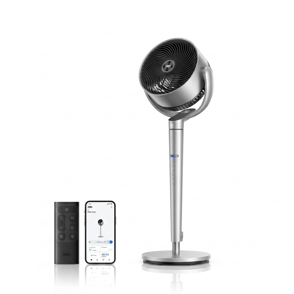 Ventilador TurboWind Wifi + IA Movimento